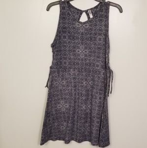 Xhilaration patterned blue dress